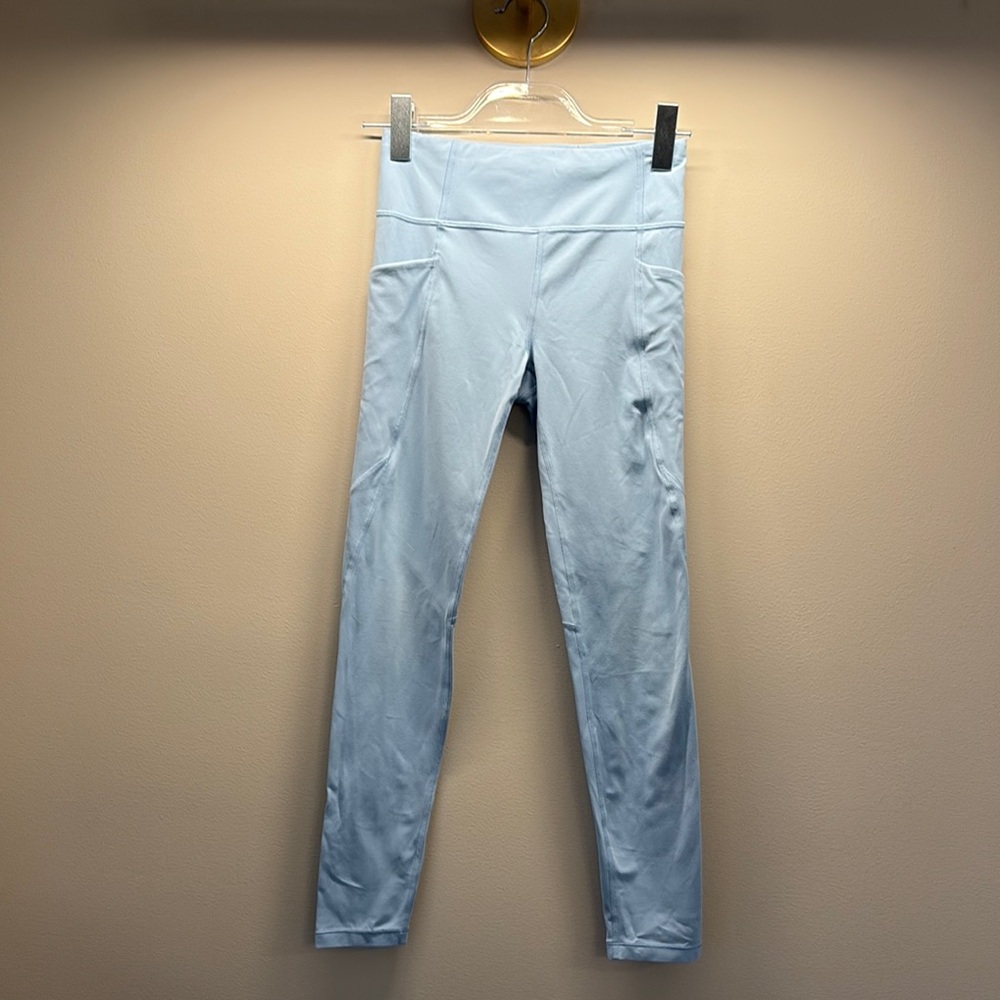 Light Blue High-Waisted Athleta Leggings